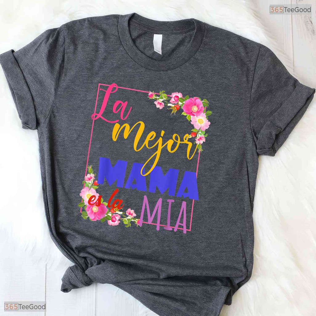 The Best Mama Is La Mia Shirt Unique Italian Mothers Day T-Shirt Gift For Her