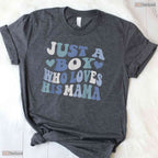 Just A Boy Who Loves His Mama Shirt Cute Son To Mom Mothers Day T-Shirt Gift