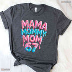 Retro Mama Mommy Mom Shirt Vintage 1967 Mothers Day T-Shirt Gift For Women