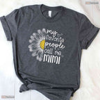 Favorite People Call Me Mimi Daisy Floral Grandma Mothers Day T-Shirt Gift