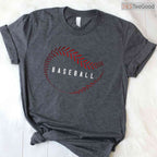 Cool Baseball T-Shirt For Men Boys Vintage Sports Graphic Game Day Apparel
