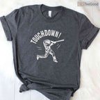 Touchdown Baseball Funny T-Shirt Sports Confusion Humor Mashup Novelty Gift