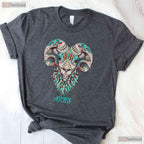 Aries Zodiac Astrology T-Shirt - March April Birthday Tee - Horoscopes Shirt For Gift
