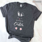 Happy Easter Bunny Spring Easter Egg T-Shirt Men Women Kids Holiday Party Tee