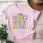 Silly Rabbit Easter Is For Jesus Religious T-Shirt Christian Faith Holiday Tee