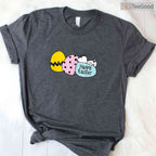 Peanuts Happy Easter Eggs T-Shirt Snoopy Charlie Brown Classic Cartoon Shirt