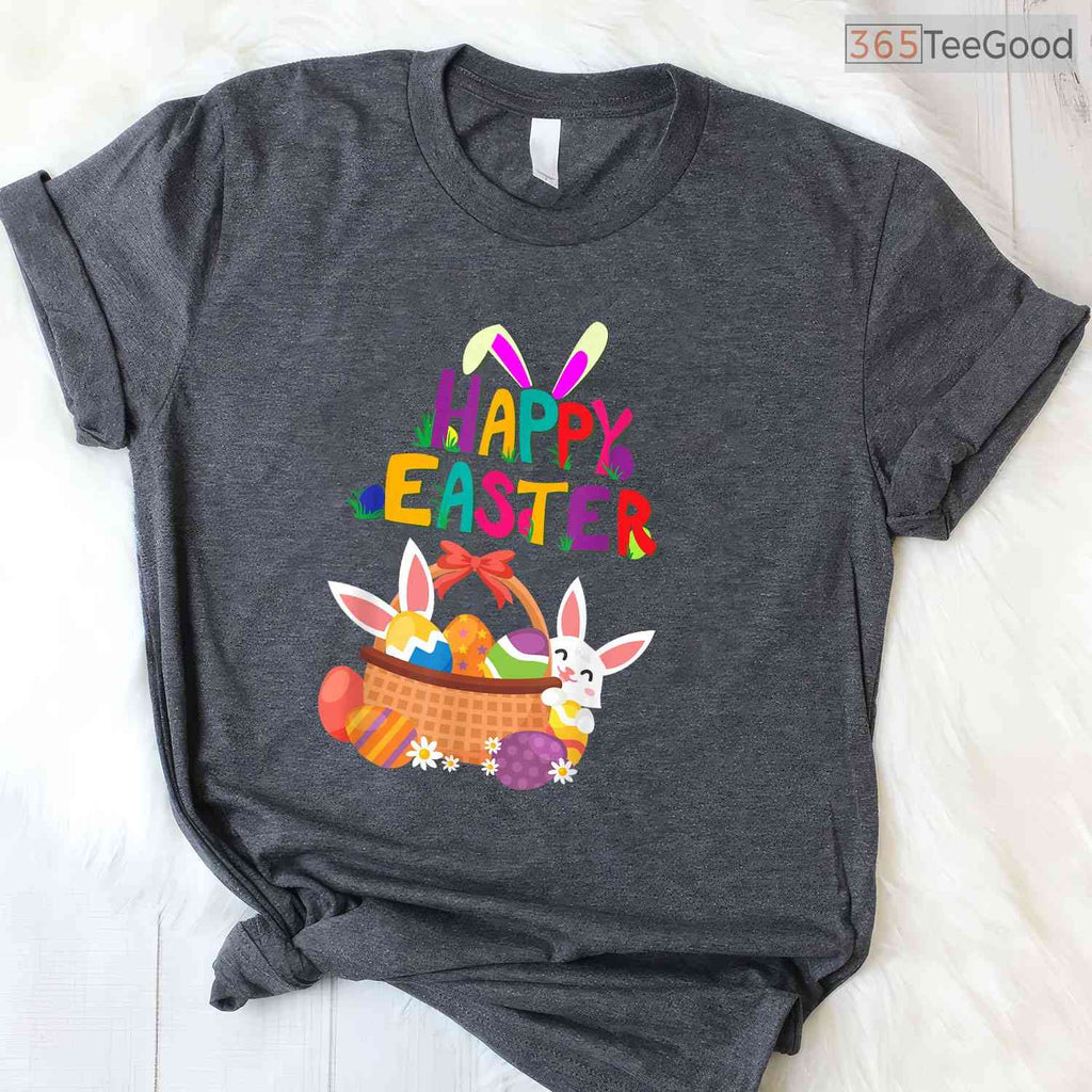 Happy Easter T-Shirt Classic Holiday Men Women Spring Celebration Gift Shirt