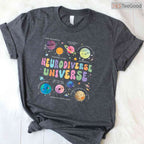 Accept T-Shirt Autism Awareness April Acceptance Inclusion Neurodiversity