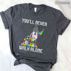 Autism Awareness Mother Son Autistic Kids Shirt April Month Autism Mom T-Shirt