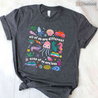 All Of Us Are Different None Of Us Are Less Autism Shirt April Awareness T-Shirt