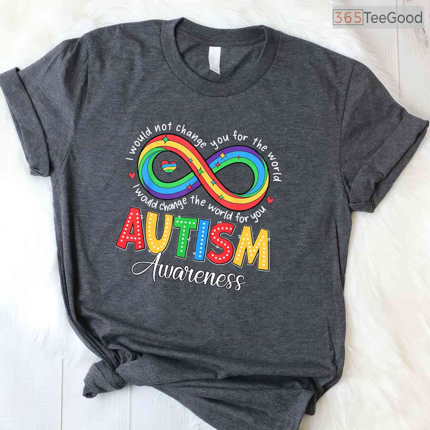 Infinity Symbol Accept Understand Love Autism Shirt April Neurodiversity T-Shirt