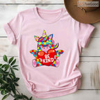 Autism Awareness Be Kind Girl Shirt April Month Kindness Support Gift T-Shirt
