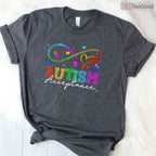 Neurodiversity Autism Awareness Rainbow Infinity Symbol Shirt April T-Shirt