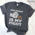 Autism Awareness Mom Dad Parents Autistic Kids Shirt April Family Support T-Shirt