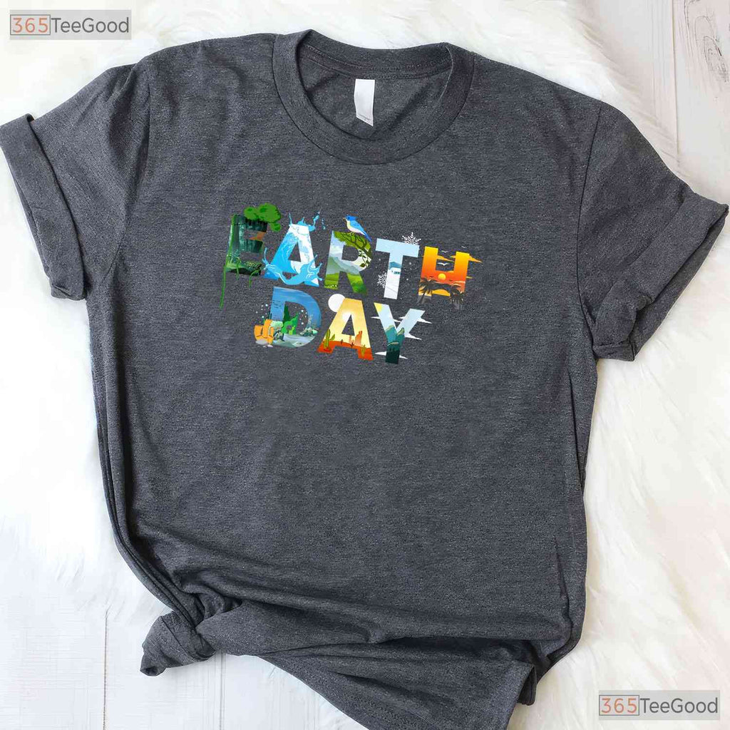 Earth Day Environmental Protection T-Shirt Save Trees Animals Climate Action Tee