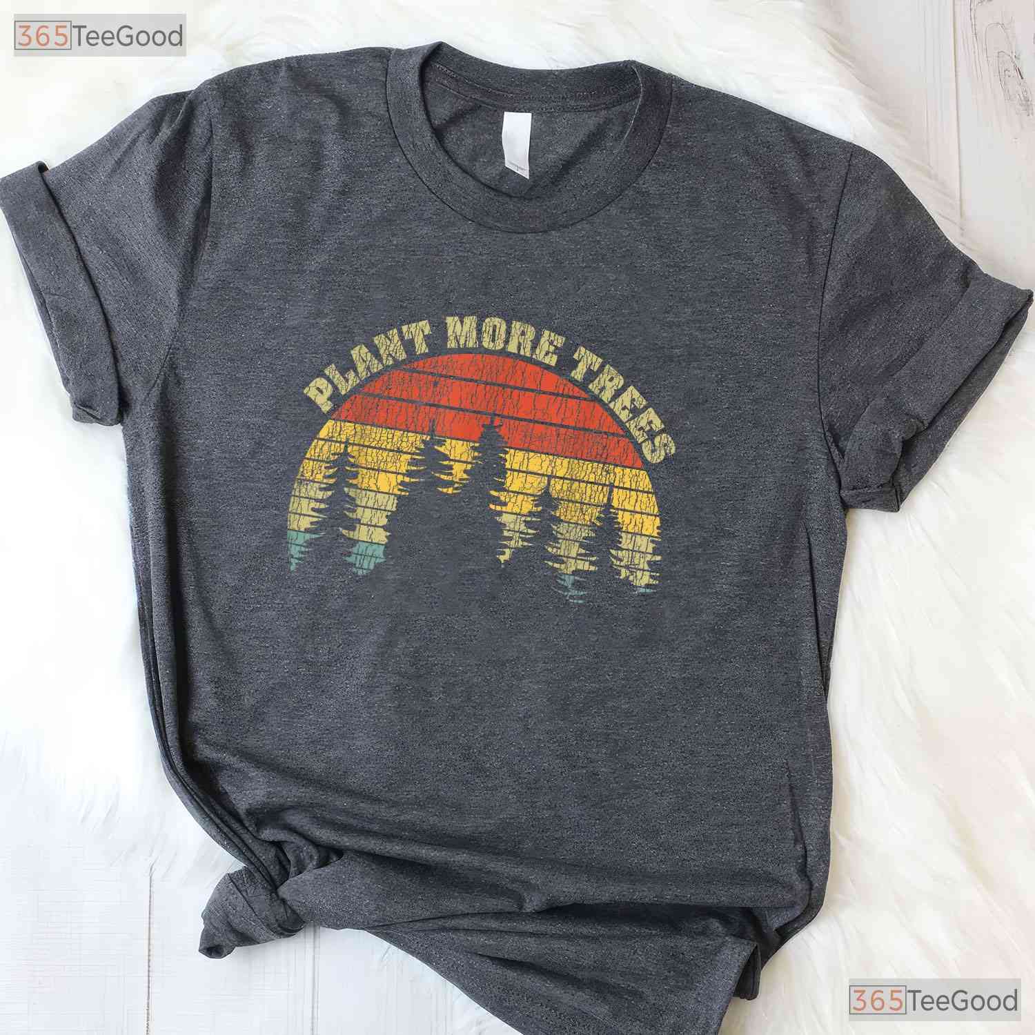 Vintage Plant More Trees Save Our Climate Change Earth Day T-Shirt Nature Lover
