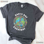 Earth Day Everyday T-Shirt Small Planet Lover Sustainable Eco Conscious Graphic Tee