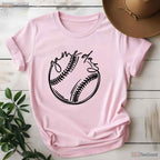 Game Day Vibes Softball Baseball Season T-Shirt Men Women Fan Supporter Gift