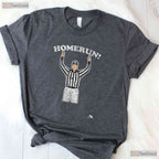 Funny Homerun Baseball Football Mash Up T-Shirt Sports Humor Novelty Apparel