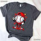 Baseball Drip Ice Cream Apparel T-Shirt Youth Boy Valentine Sports Gift Tee