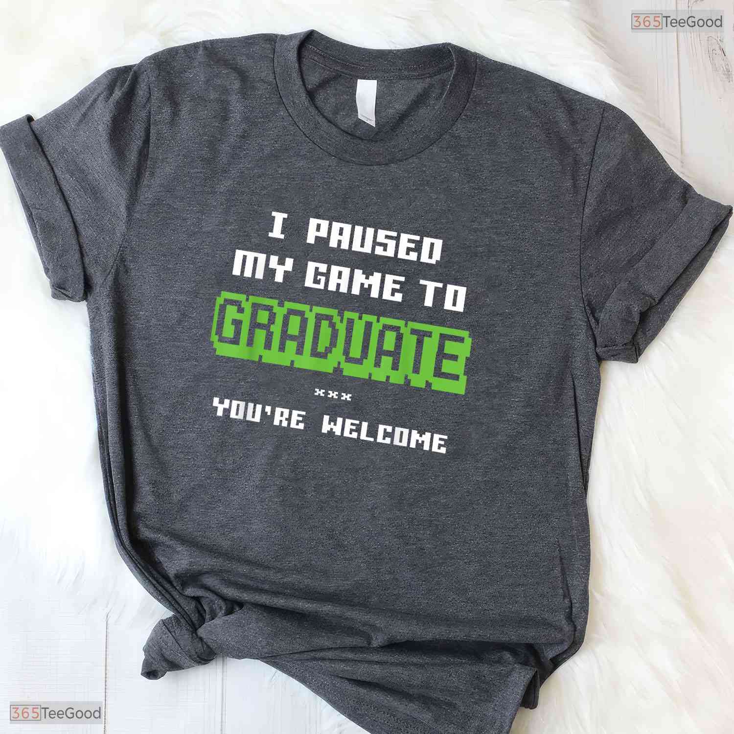 Level Up Funny 2026 Gamer Graduate Video Game Graduation T-Shirt For Boys