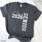 Classic Senior 26 Graduate Class of 2026 Graduation T-Shirt For High School