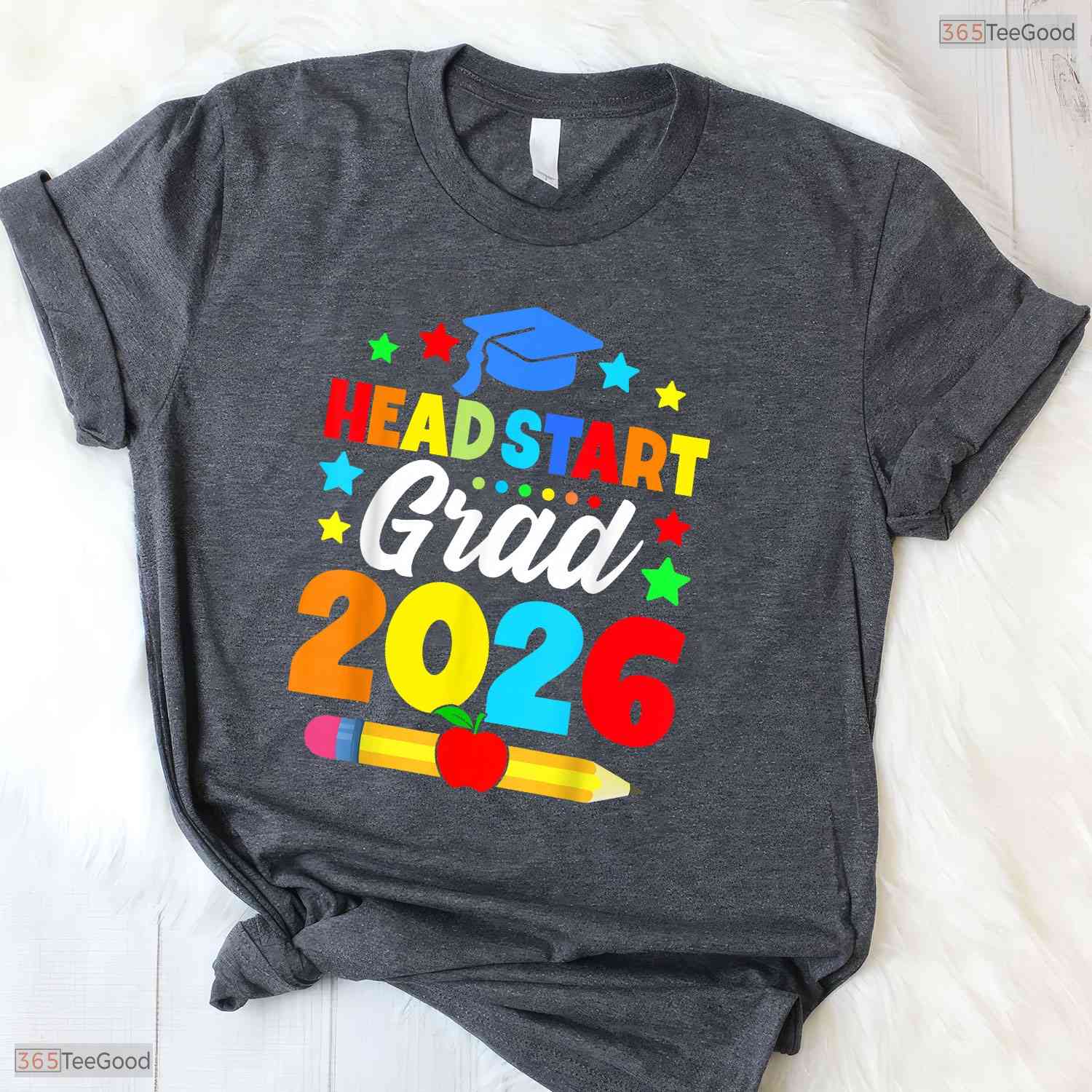 Adorable Kids Early Learning Grad 2026 Preschool Graduation Kids T-Shirt