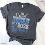 Supportive Proud Uncle Of A Class Of 2026 Graduate Senior Ceremony T-Shirt