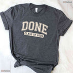 Unisex Class of 2026 Graduation Shirts For Him Her Family Women & Men T-Shirt
