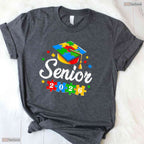 Inspiring Senior Autism Graduate 2026 Autism Graduation Senior Day T-Shirt