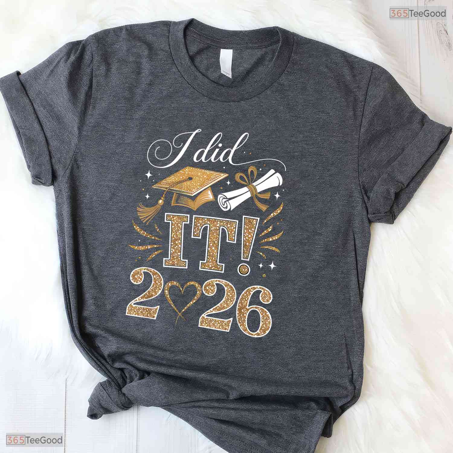 Awesome I Did It Graduation 2026 Graduate Class Of 2026 Men Women T-Shirt