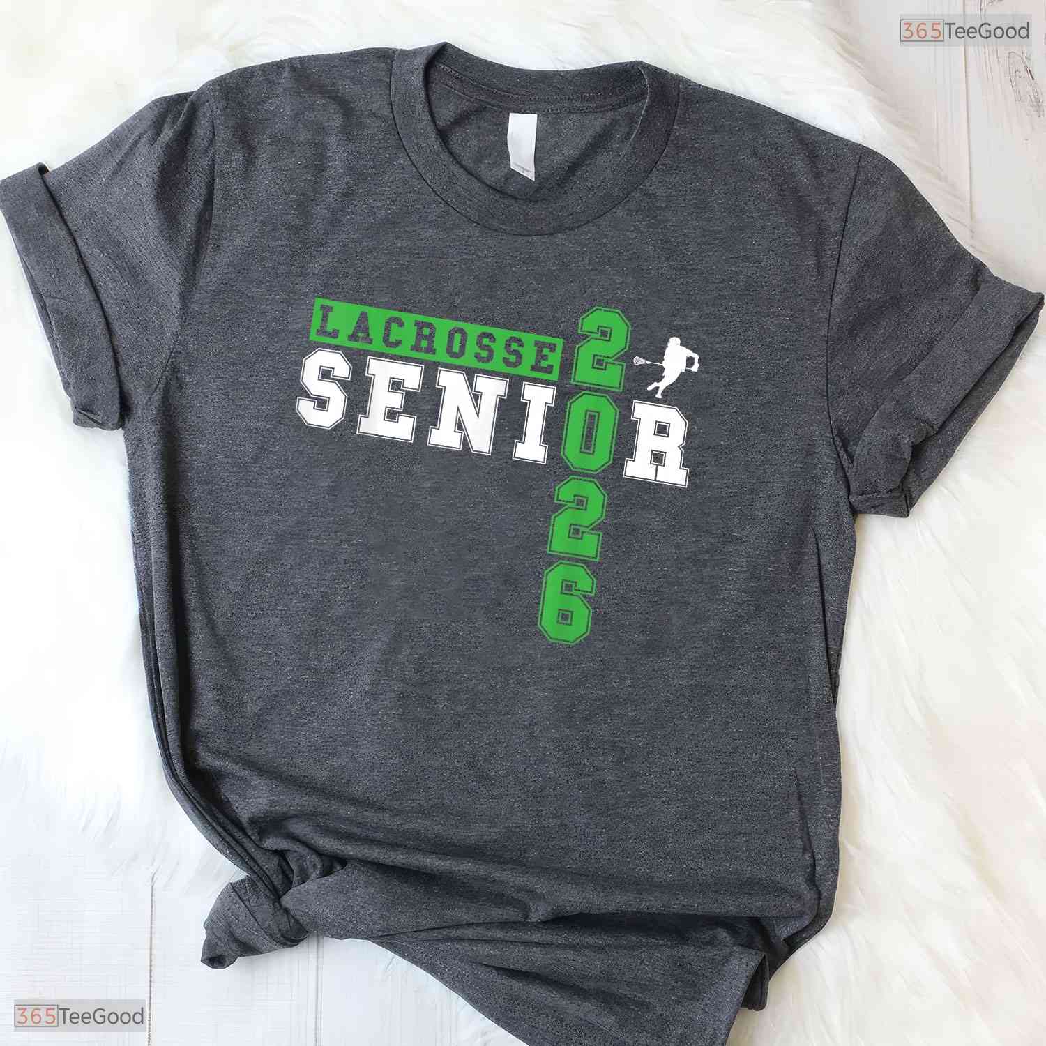 Athletic Lacrosse Senior Night Lacrosse Senior 2026 Graduation Day T-Shirt