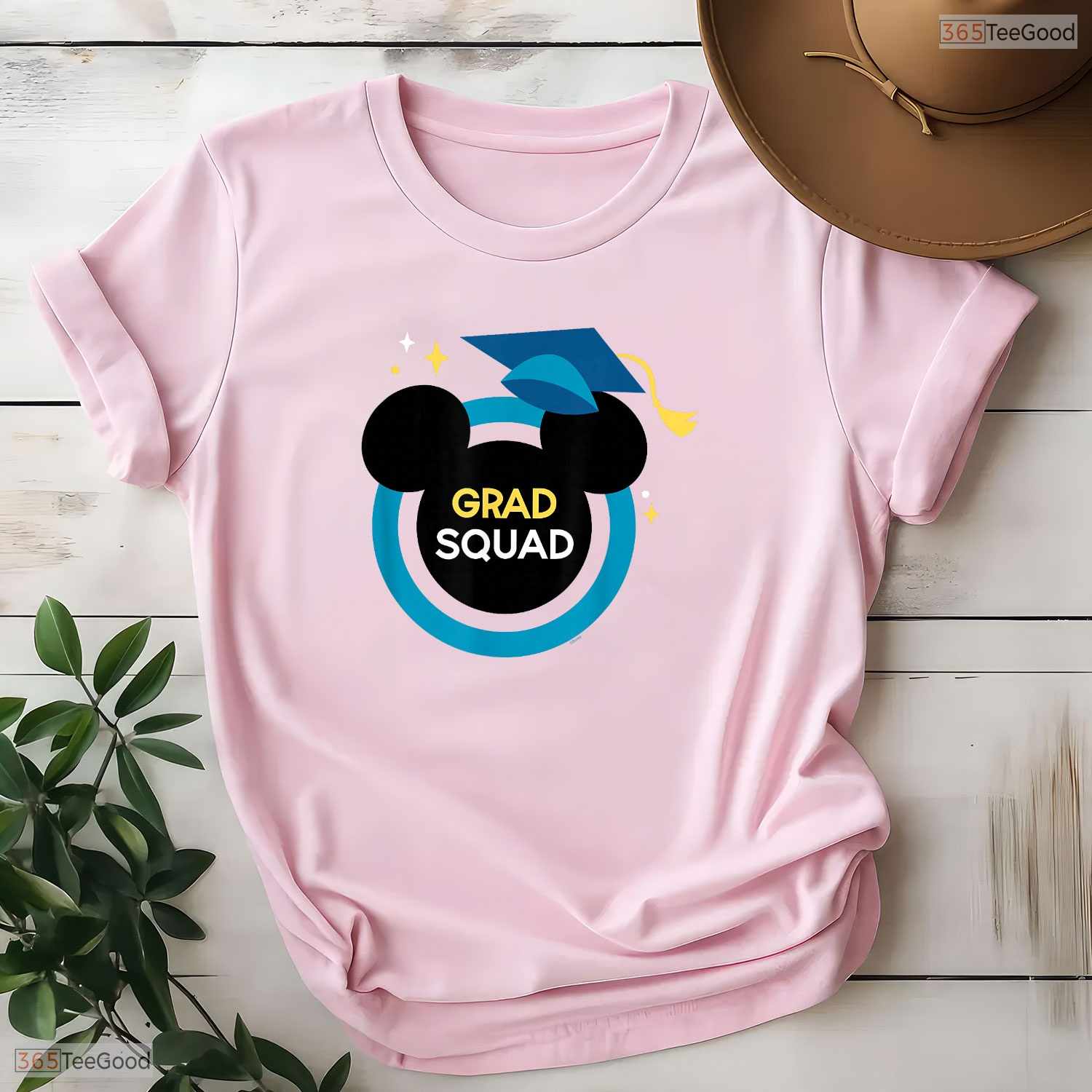 Magical Theme Cartoon Mouse Grad Squad Graduation Family Matching T-Shirt