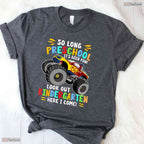 Fun So Long Preschool Graduation Big Truck Kids Celebration Party T-Shirt