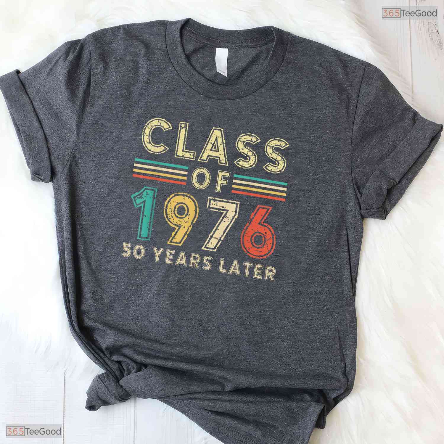 Vintage 50th Class Of 1976 Reunion Alumni Graduation Anniversary Party T-Shirt