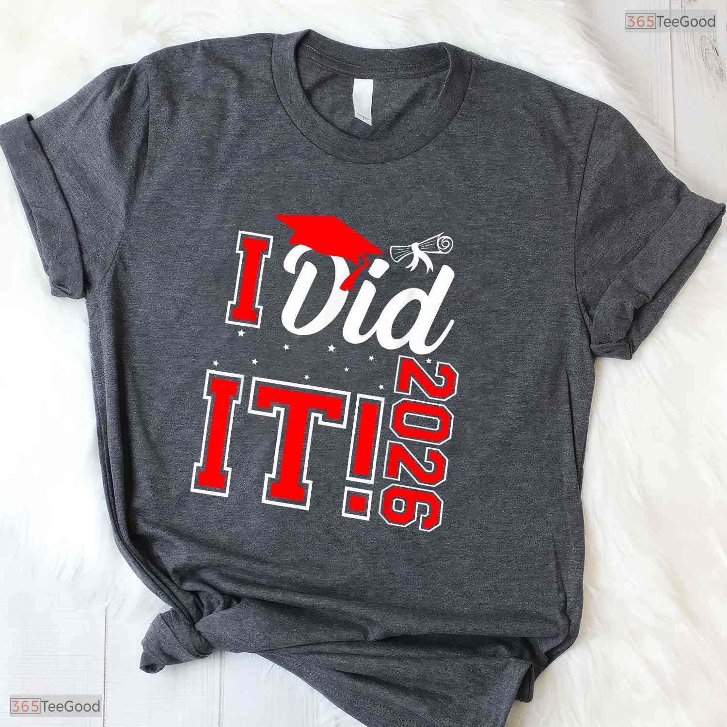 Proudly I Did It Graduation 2026 Graduate Class of 2026 Senior Party T-Shirt