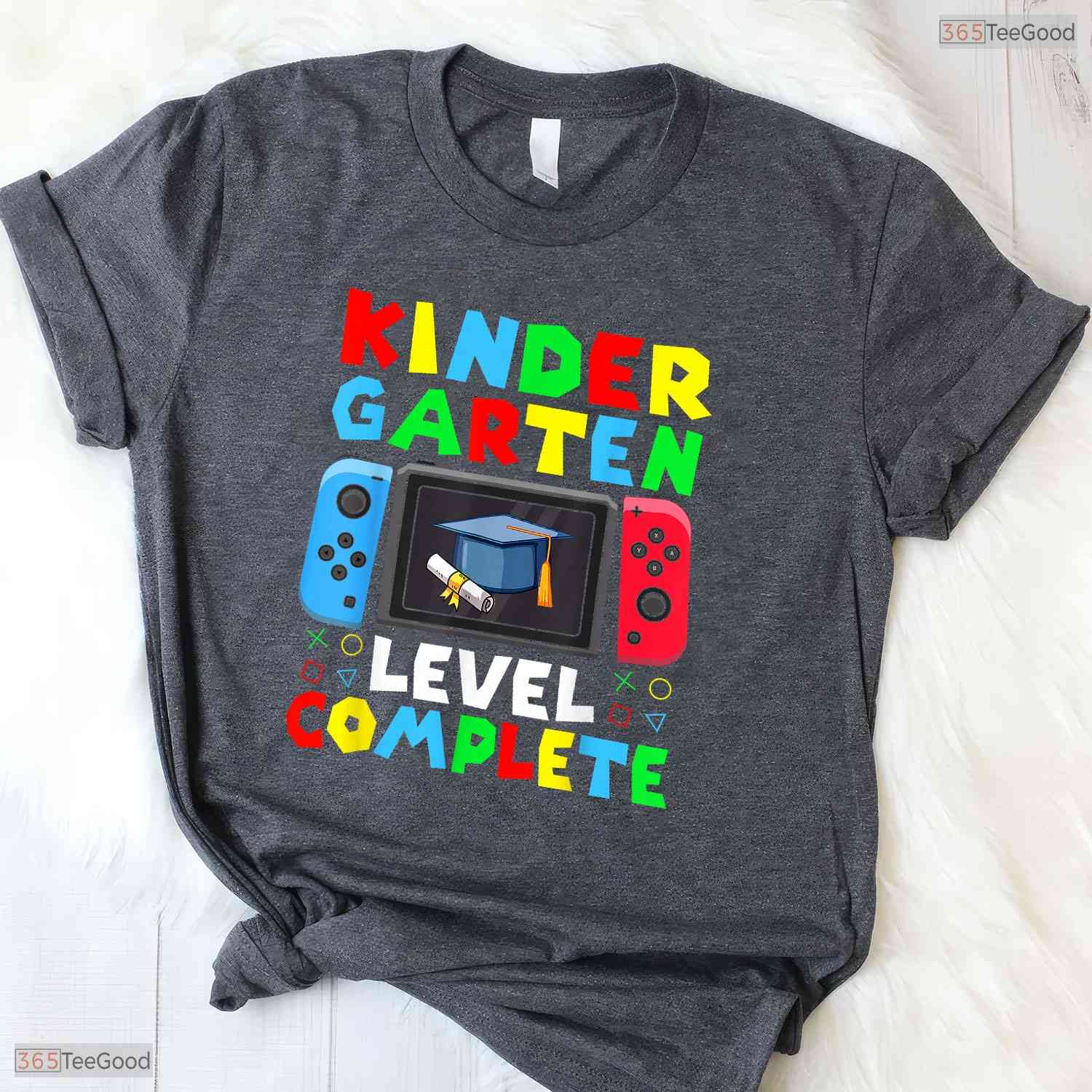Level Up Senior Video Gamer Boys Graduation Class Of 2026 Celebration T-Shirt