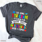 Awesome So Long 5th Grade Graduation Middle School Here I Come Kids T-Shirt