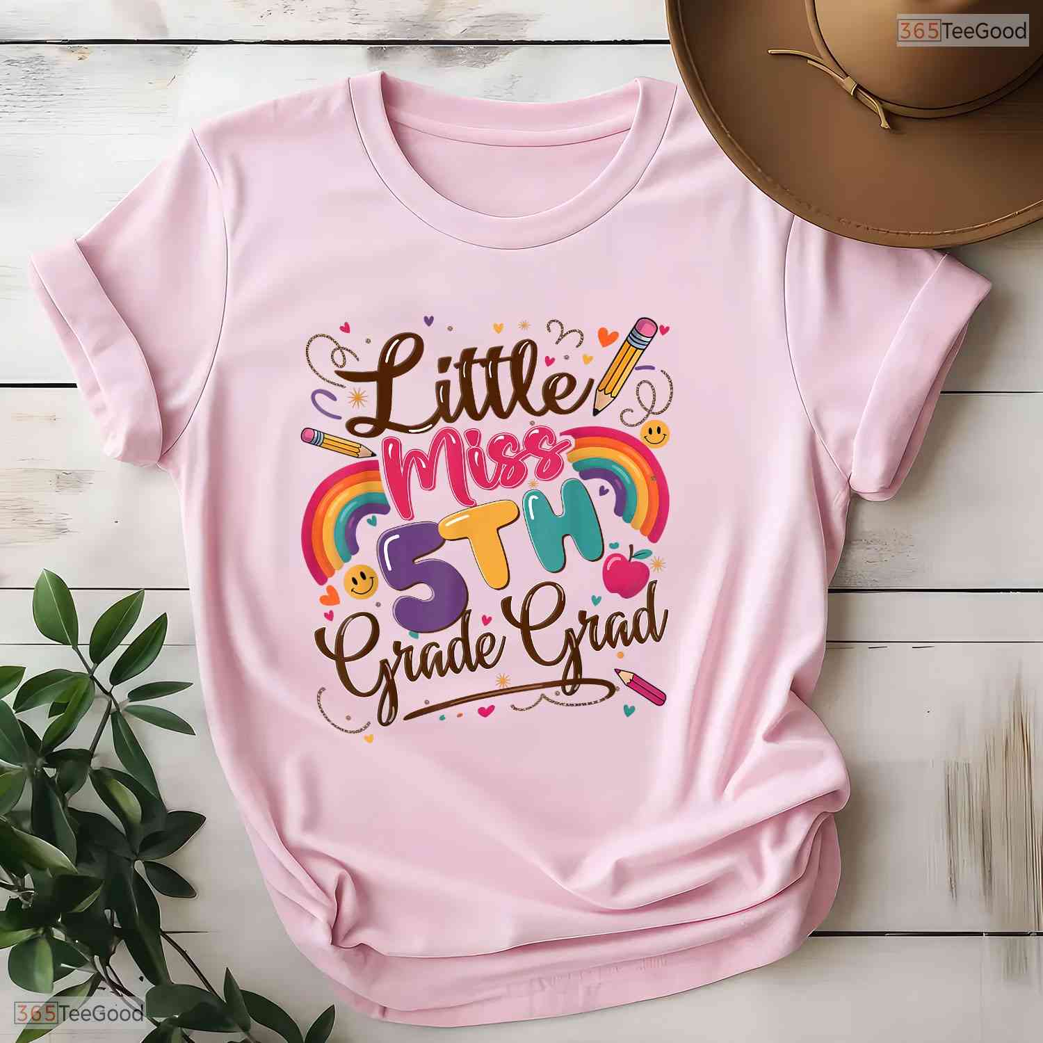 Cute Miss 5th Grade Fifth Grad Graduation Senior Last Day Girl T-Shirt