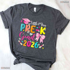 Adorable Little Miss Pre-K Grad 2026 Preschool Graduation Girls T-Shirt