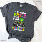 Awesome Preschool Graduation Shirt Boy Pre-K First Day Kindergarten T-Shirt