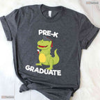 Awesome Preschool Graduation Gift Preschooler Dinosaur Pre-K Boys T-Shirt