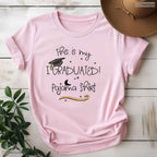 Funny This Is My I Graduated Pajama Shirt Lazy Senior Graduation T-Shirt