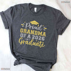 Joyful Proud Grandma Of A 2026 Graduate Senior Graduation Women's T-Shirt