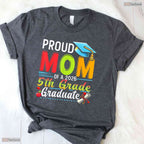 Blessed Proud Mom Of 2026 5th Grade Graduate Mothers Day Graduation Party T-Shirt
