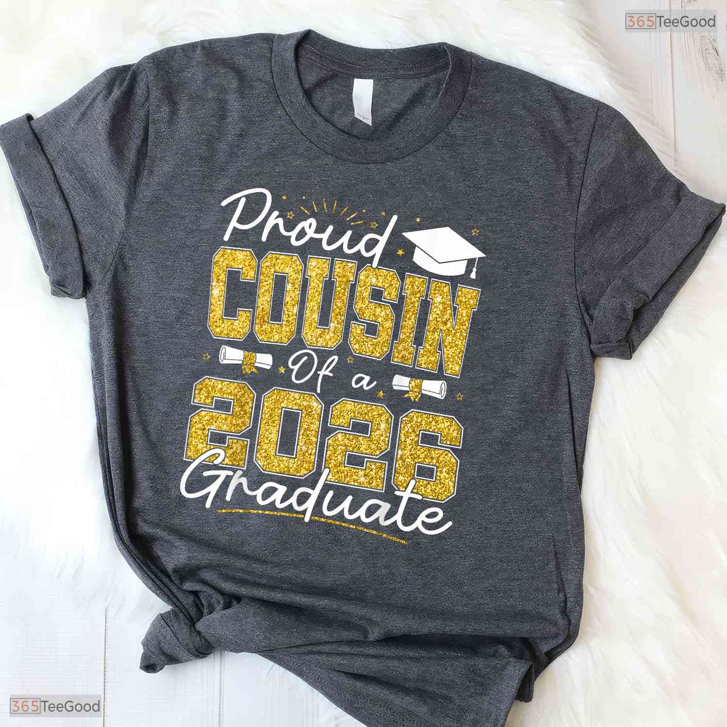Thrilled Proud Cousin Of A 2026 Graduate Senior 2026 Grad Family Party T-Shirt