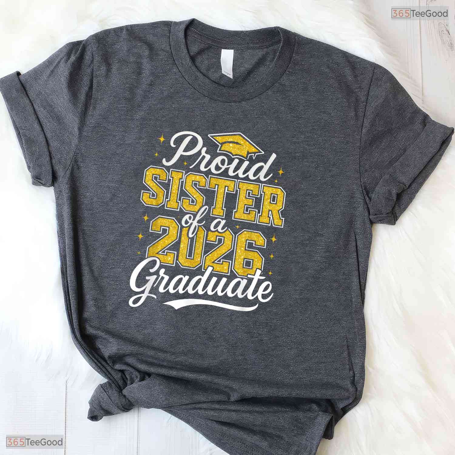 Proud Sister Of A 2026 Graduate Class of 2026 Family Graduation T-Shirt