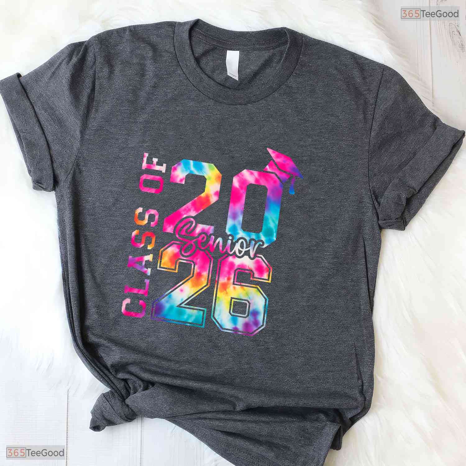 Classic Senior 2026 Class Of 26 High School College Graduation Commemorative Shirt