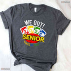 Hilarious We Out Senior Class Of 2026 Graduation Party Farewell Celebration T-Shirt
