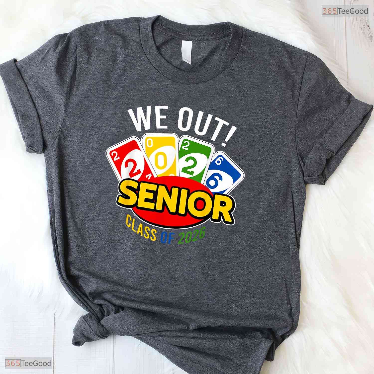 Hilarious We Out Senior Class Of 2026 Graduation Party Farewell Celebration T-Shirt